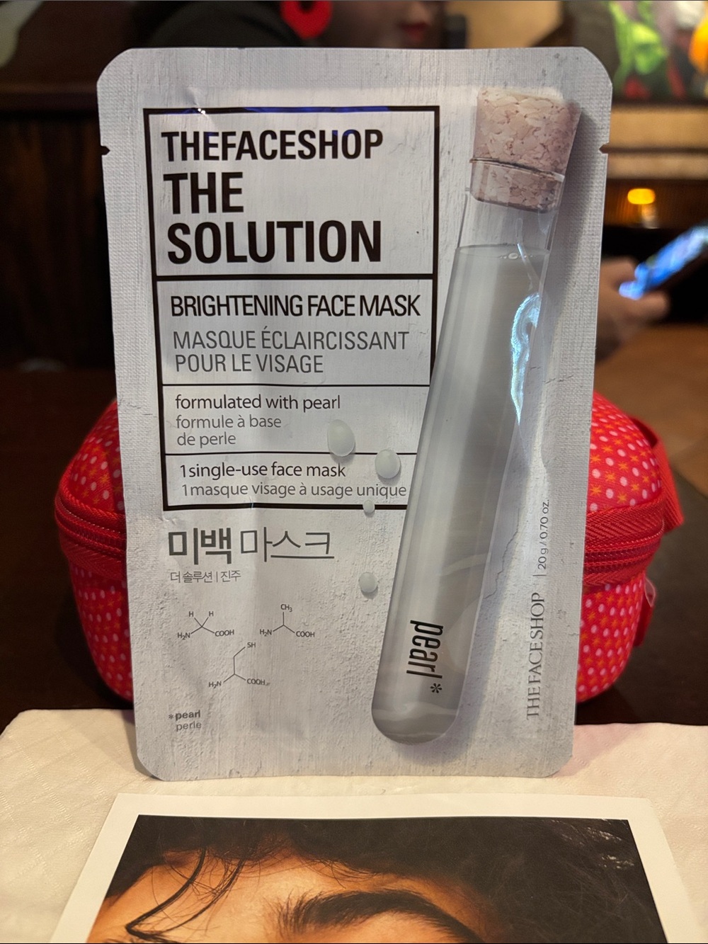 Avon Brightening Face Mask - THE FACE SHOP (1 MASK)